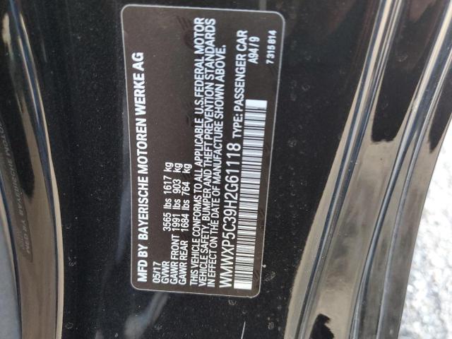 Photo 10 from auction – 2017 MINI COOPER with VIN WMWXP5C39H2G61118