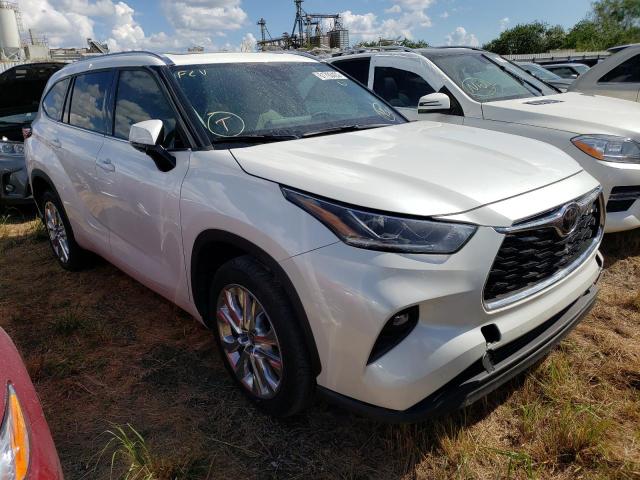 TOYOTA HIGHLANDER 2021 with VIN 5TDYZRAH5MS076897 - Photo from auction