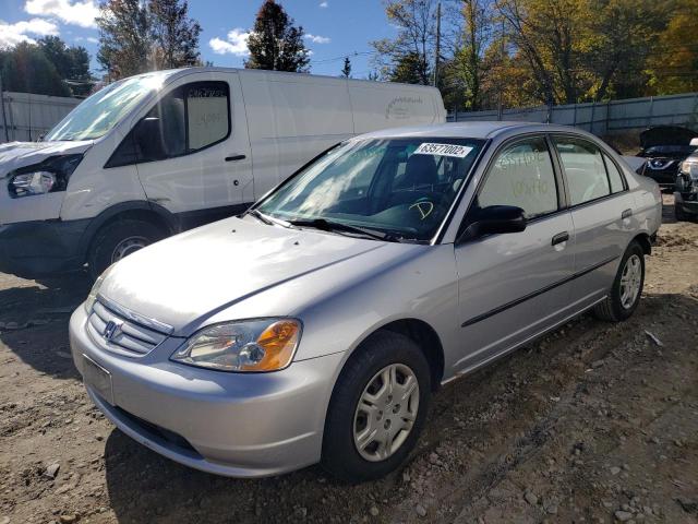 Photo 2 from auction – 2002 HONDA CIVIC DX with VIN 2HGES16112H565900