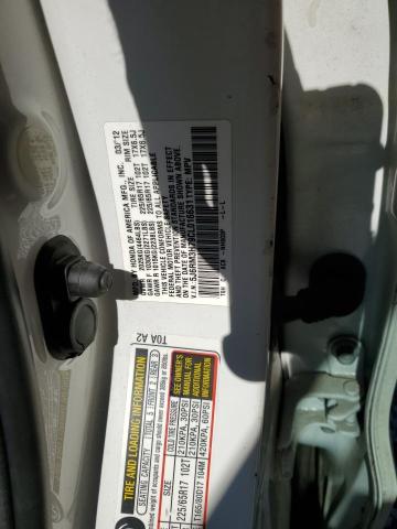 Photo 10 from auction – 2012 HONDA CR-V EXL with VIN 5J6RM3H79CL016631