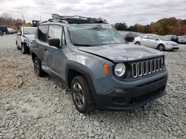 JEEP RENEGADE S 2018 with VIN ZACCJBAB2JPH11877 - Photo from auction