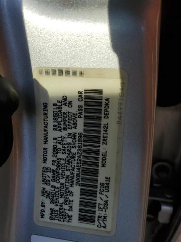 Photo 10 from auction – 2010 TOYOTA COROLLA LE with VIN 1NXBU4EE2AZ381896