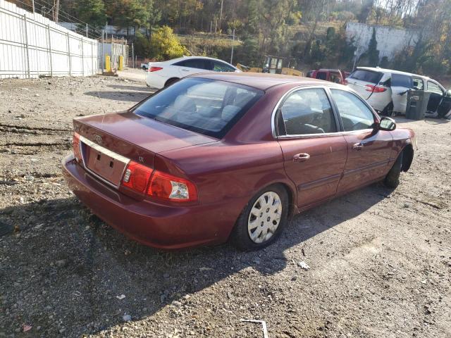 Photo 4 from auction – 2005 KIA OPTIMA LX with VIN KNAGD126555415526