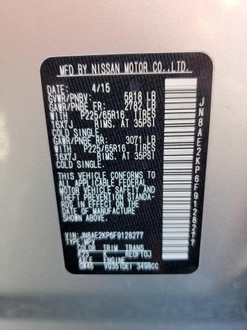 Photo 10 from auction – 2015 NISSAN QUEST S with VIN JN8AE2KP6F9128277
