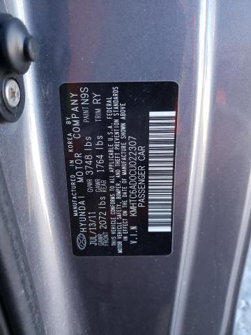 Zdjęcie 10 z aukcji – 2012 HYUNDAI VELOSTER z VIN KMHTC6AD0CU022307