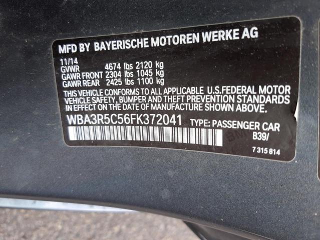 صورة رقم 10 من المزاد - 2015 BMW 435 XI مع VIN WBA3R5C56FK372041