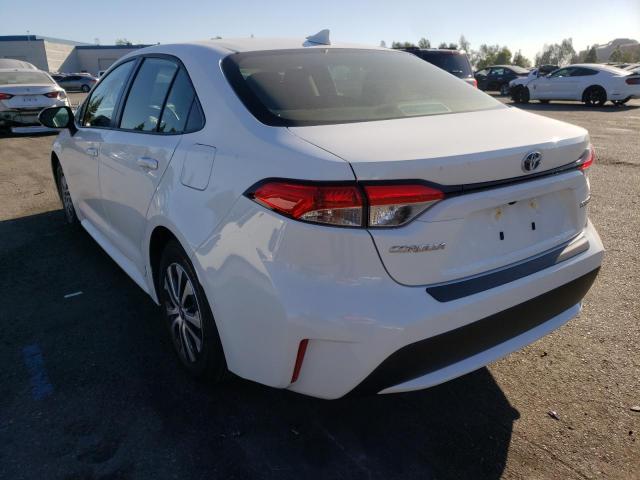 Photo 3 from auction – 2022 TOYOTA COROLLA LE with VIN JTDEAMDEXN3007544