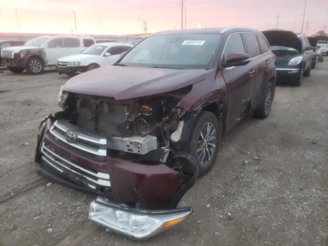 Photo 2 from auction – 2018 TOYOTA HIGHLANDER with VIN 5TDJZRFH8JS833104