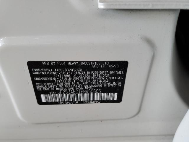 Photo 10 from auction – 2014 SUBARU FORESTER 2 with VIN JF2SJAEC1EH450605
