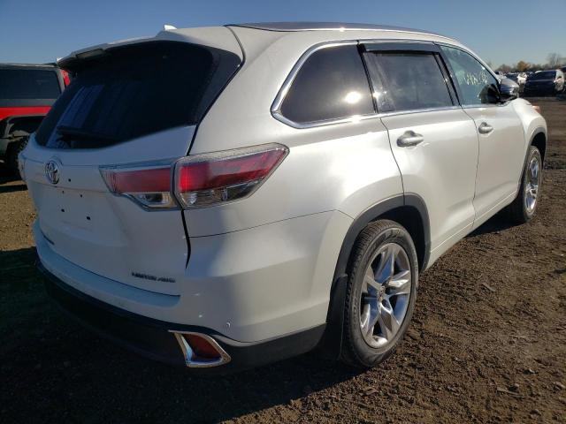 Photo 4 from auction – 2015 TOYOTA HIGHLANDER with VIN 5TDDKRFH8FS129073