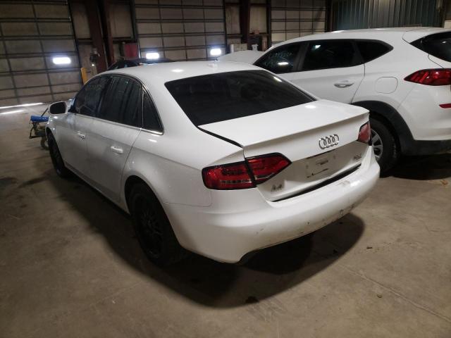 Photo 3 from auction – 2010 AUDI A4 PREMIUM with VIN WAUFFAFL7AN061024