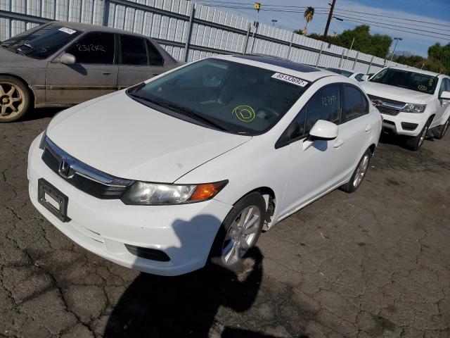 Photo 2 from auction – 2012 HONDA CIVIC EX with VIN 19XFB2F89CE392811