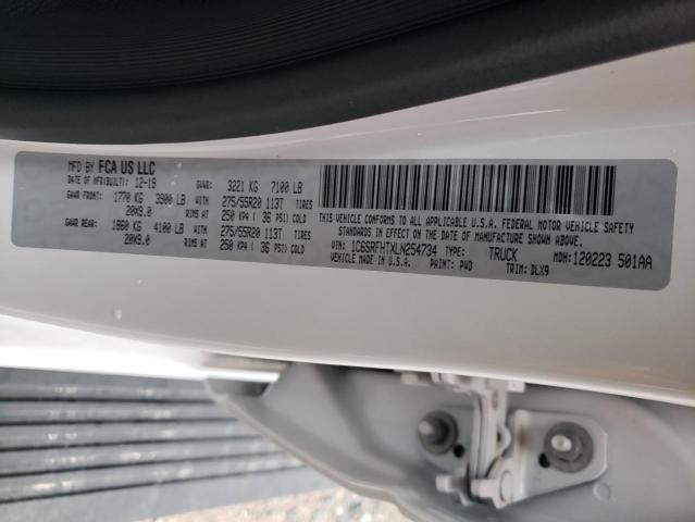 Photo 10 from auction – 2020 RAM 1500 LIMIT with VIN 1C6SRFHTXLN254734