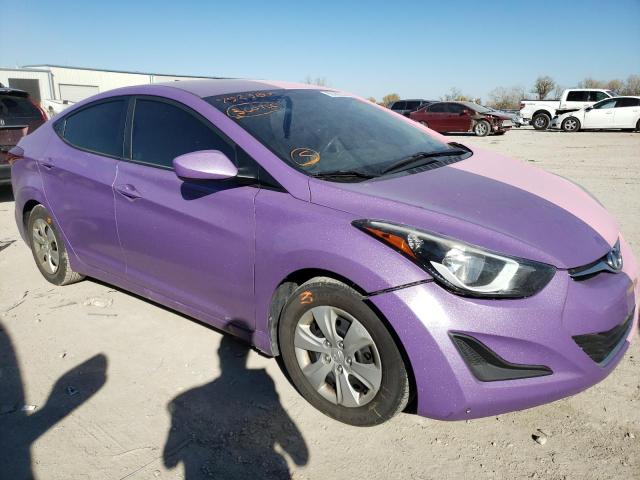 Photo 1 from auction – 2016 HYUNDAI ELANTRA SE with VIN 5NPDH4AE0GH752385