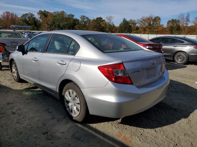 Photo 3 from auction – 2012 HONDA CIVIC LX with VIN 19XFB2F50CE100372