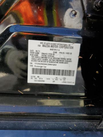 Photo 10 from auction – 2012 MAZDA 6 I with VIN 1YVHZ8DH0C5M01203