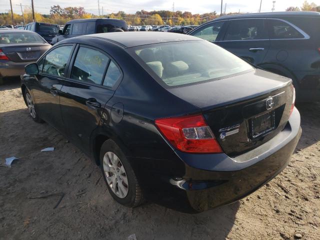 Photo 3 from auction – 2012 HONDA CIVIC LX with VIN 2HGFB2F53CH552144