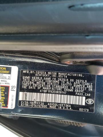 Photo 10 from auction – 2014 TOYOTA CAMRY L with VIN 4T1BF1FK2EU828147