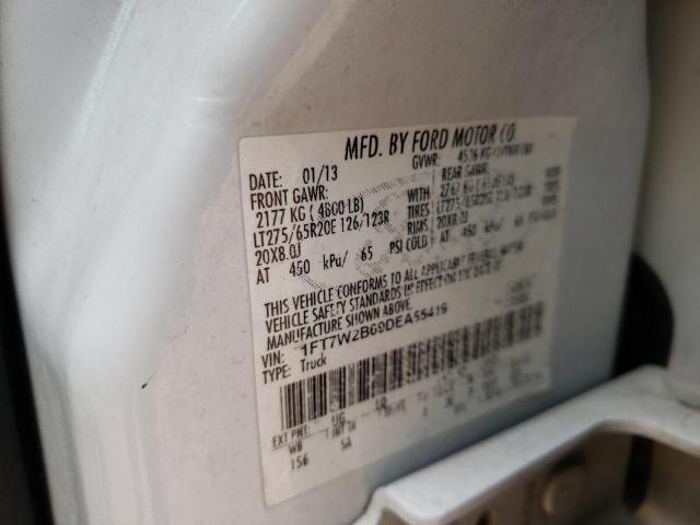 Photo 10 from auction – 2013 FORD F250 SUPER with VIN 1FT7W2B69DEA55419