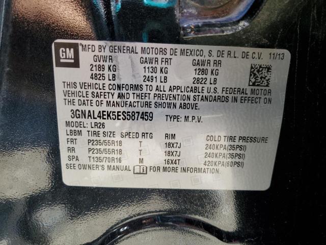Photo 10 from auction – 2014 CHEVROLET CAPTIVA LT with VIN 3GNAL4EK5ES587459