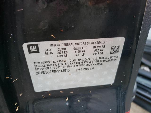 Photo 10 from auction – 2015 CHEVROLET IMPALA LIM with VIN 2G1WB5E35F1141513