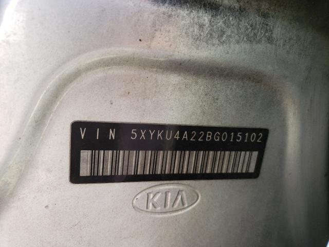 Photo 10 from auction – 2011 KIA SORENTO EX with VIN 5XYKU4A22BG015102