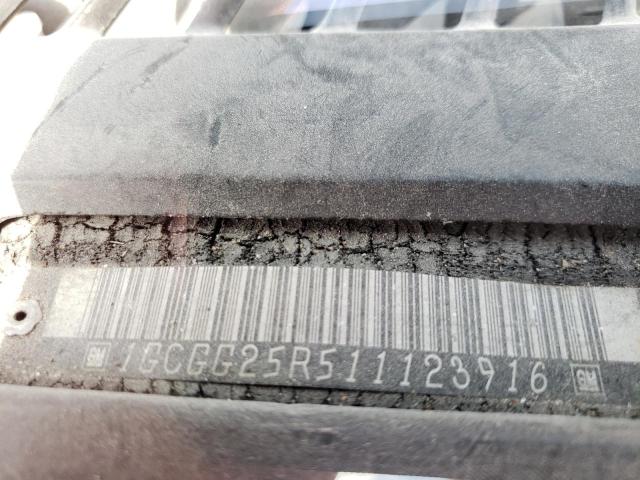 Photo 10 from auction – 2001 CHEVROLET EXPRESS G2 with VIN 1GCGG25R511123916