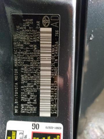 Photo 10 from auction – 2016 TOYOTA COROLLA L with VIN 2T1BURHE7GC615386
