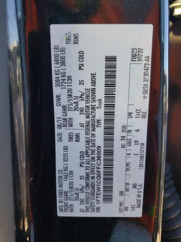 Photo 10 from auction – 2015 FORD F150 SUPER with VIN 1FTEW1CG0FFC36009