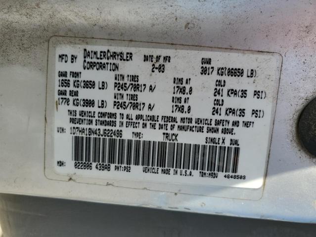 Photo 10 from auction – 2008 DODGE RAM 1500 S with VIN 1D7HA18N28S515271