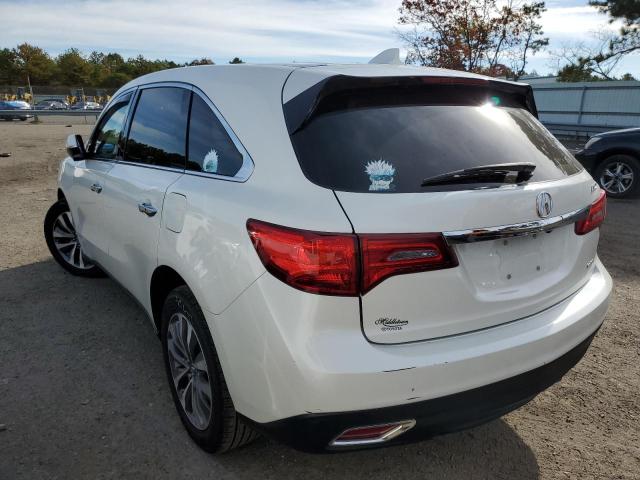 Photo 3 from auction – 2016 ACURA MDX TECHNO with VIN 5FRYD4H43GB051573