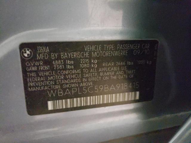 Photo 10 from auction – 2011 BMW 335 XI with VIN WBAPL5C59BA918415