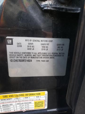 Photo 10 from auction – 2008 CHEVROLET MALIBU 1LT with VIN 1G1ZH57B38F214924