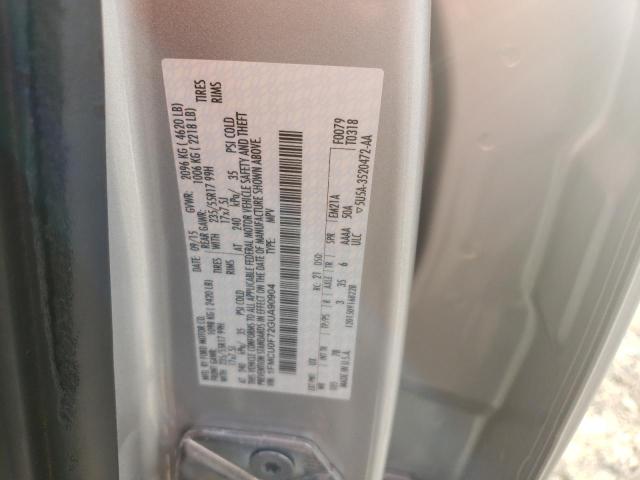 Photo 10 from auction – 2016 FORD ESCAPE S with VIN 1FMCU0F72GUA90904