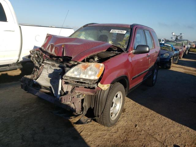 Photo 2 from auction – 2005 HONDA CR-V LX with VIN JHLRD68545C005533