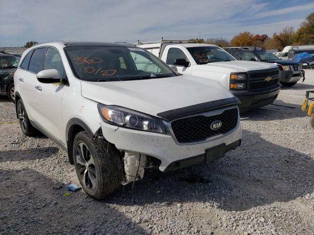 KIA SORENTO EX 2016 with VIN 5XYPHDA59GG177515 - Photo from auction