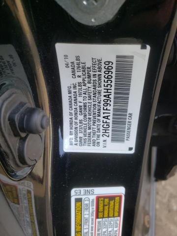 Photo 10 from auction – 2010 HONDA CIVIC EXL with VIN 2HGFA1F99AH556969