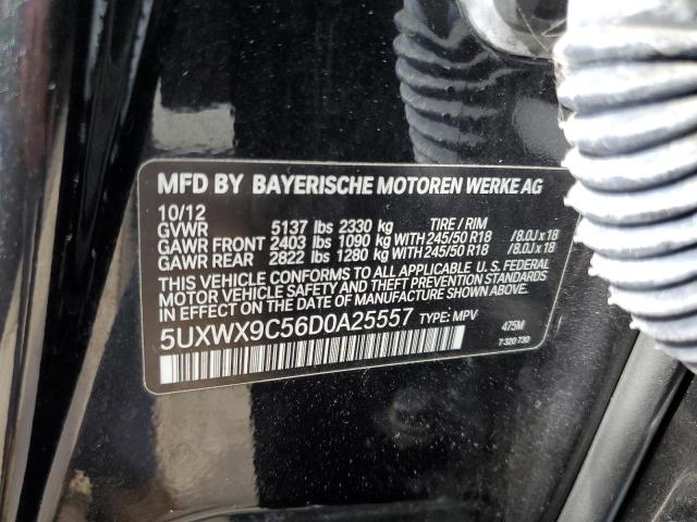 Photo 10 from auction – 2013 BMW X3 XDRIVE2 with VIN 5UXWX9C56D0A25557