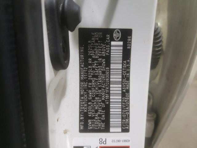 Photo 10 from auction – 2012 TOYOTA CAMRY BASE with VIN 4T1BF1FK7CU630659