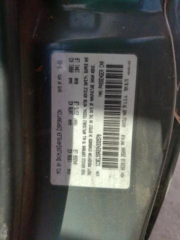 Photo 10 from auction – 2002 CHRYSLER SEBRING LX with VIN 1C3EL55R22N332579