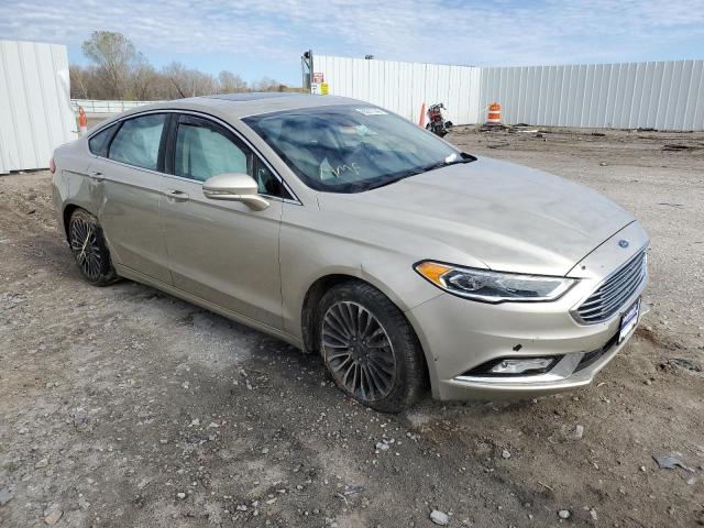 FORD FUSION TIT 2017 with VIN 3FA6P0K90HR103535 - Photo from auction