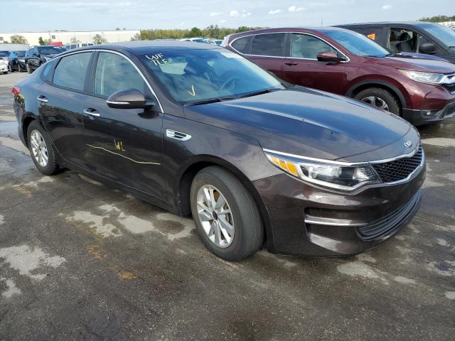 KIA OPTIMA LX 2018 with VIN KNAGT4L31J5235110 - Photo from auction