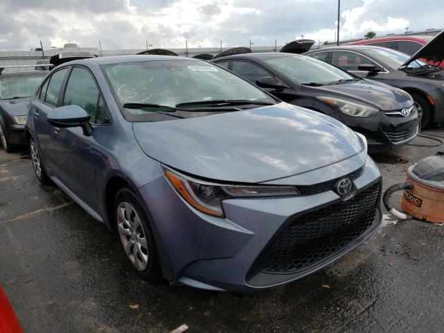 TOYOTA COROLLA LE 2021 with VIN 5YFEPMAEXMP176908 - Photo from auction