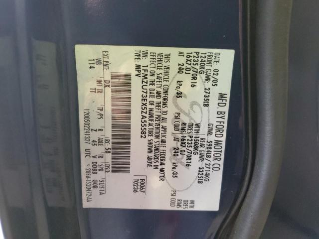 Photo 10 from auction – 2005 FORD EXPLORER X with VIN 1FMZU73EX5ZA55582