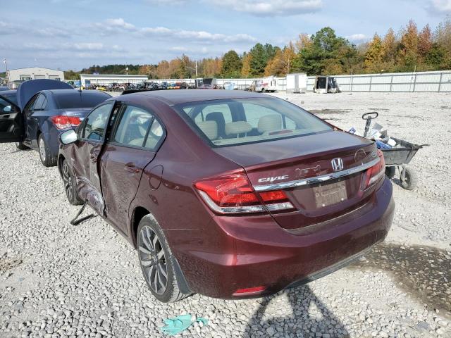 Photo 3 from auction – 2015 HONDA CIVIC EXL with VIN 19XFB2F97FE031588
