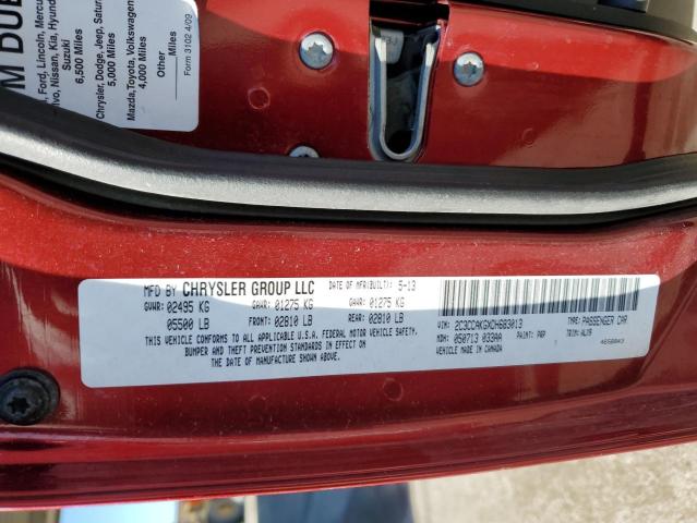 Photo 10 from auction – 2013 CHRYSLER 300C with VIN 2C3CCAKGXDH683013