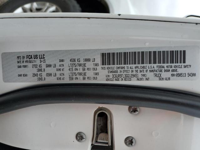 Photo 10 from auction – 2016 RAM 2500 LARAM with VIN 3C6UR5FL3GG129451