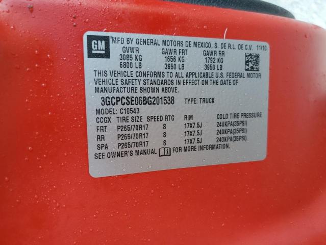Photo 10 from auction – 2011 CHEVROLET 1500 with VIN 3GCPCSE06BG201538