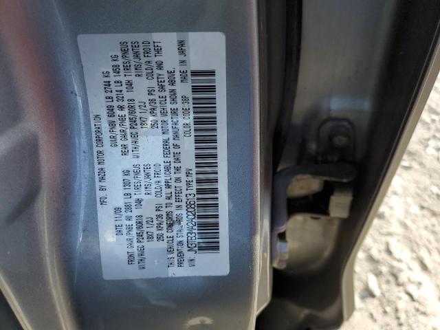 Photo 10 from auction – 2010 MAZDA CX-9 with VIN JM3TB3MA2A0208613