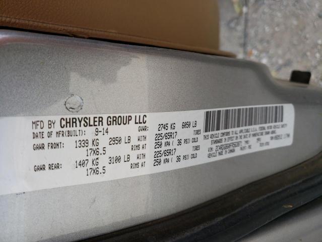 Photo 10 from auction – 2015 DODGE GRAND CARA with VIN 2C4RDGBG0FR563871